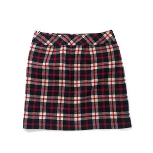 Talbots Plaid Wool Pencil Skirt